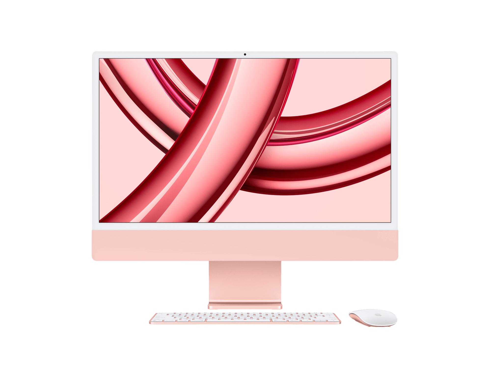 iMac (All In One) 24-inch (2021) MJVA3 - M1 chip 8-Core CPU 7-Core GPU 8GB Unified Memory 256GB SSD Storage, Pink - alAsil